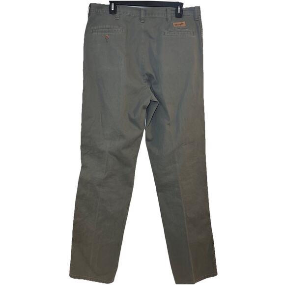 Vintage 1980’s Wrangler Men's Size 36x34 Drab Olive Green Jeans Made In USA 750L - Picture 2 of 8